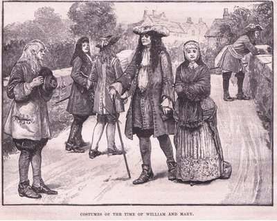 Costumes of the Time of William and Mary AD 1694 by William Barnes Wollen